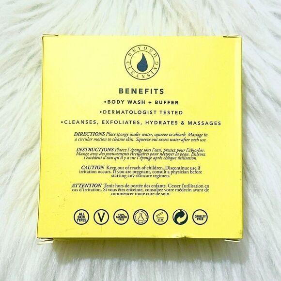 Spongelle Honey Blossom Body Wash Infused Buffer, New in Box, Vegan - Picture 2 of 3